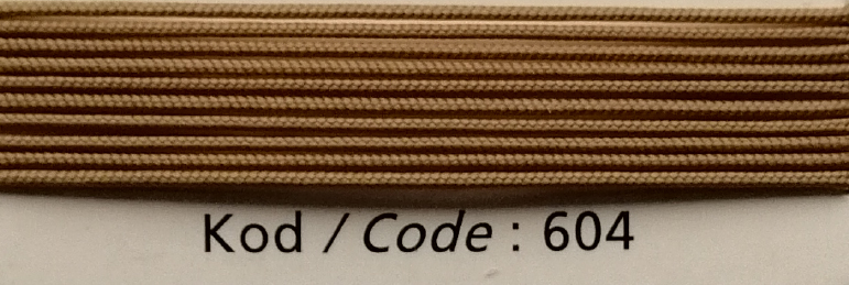 Нитки плетеные полиэстер 0,6 мм.1м.