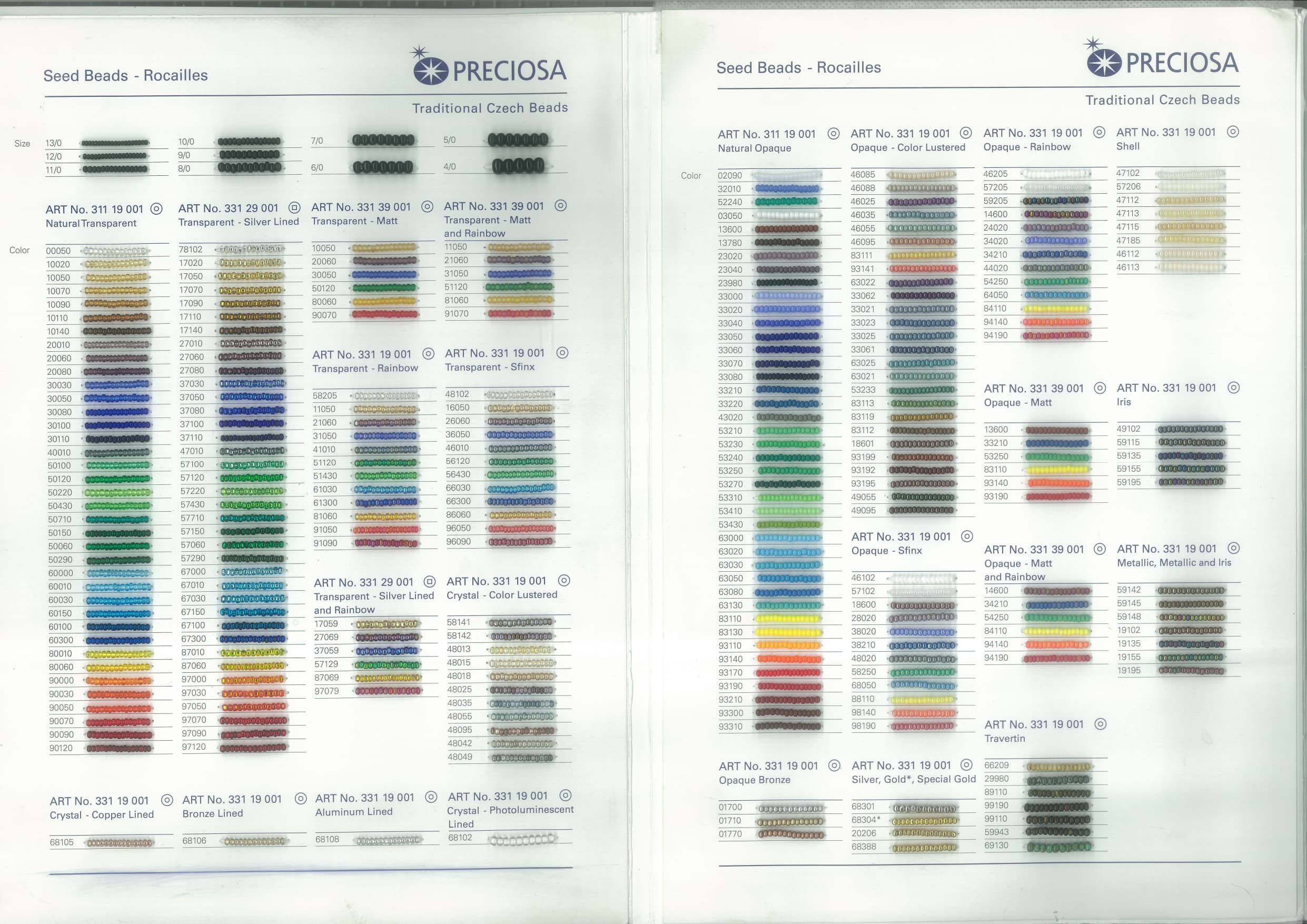 ������� ������ PRECIOSA Seed Beads (Rocailles)